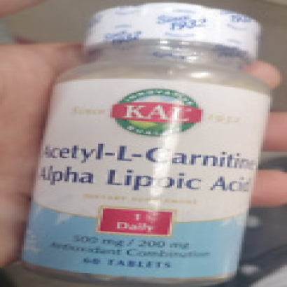 *Kal Acetyl-L-Carnitine & Alpha Lipoic 60 Tablet Exp 12/25 # 7605