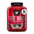BSN TRUE-MASS Weight Gainer, Muscle Mass Gainer Protein Powder, Cookies & Cream, 5.82 Pound