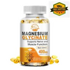 Magnesium Glycinate 400mg - 120 Capsules For Sleep, Stress Relief Support Bone