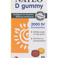Nateo D gummy 2000 IU, 50 pcs. FOR KIDS Vitamin D Immune system support