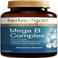 Mega B Complex 60 Caps Herbs of Gold