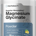Magnesium Glycinate Powder 1 lb Superior Absorption Non-GMO Gluten Free Horbaach