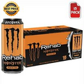 (15 Pack) Monster Energy Rehab Peach Tea + Energy, Energy Iced Tea, Energy Drink