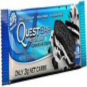 QUEST Protein Bar Cookies & Cream- 60g free shipping world wide