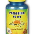 Natures Life Potassium 99mg - Vegetarian 250 Tablet