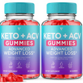(2 Pack) Keto ACV Gummies Advanced Weight Loss, ACV Keto Gummies