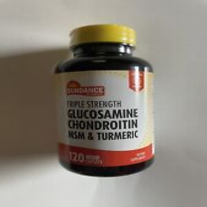 Sundance Triple Strength Glucosamine Chondroitin MSM & Turmeric 120 Count
