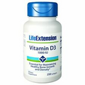 Vitamin D3 25 mcg (1000 IU) 250 Softgels By Life Extension
