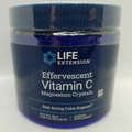 Life Extension Effervescent Vitamin C Magnesium Crystals (Powder), 180 grams