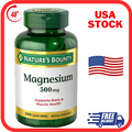 Nature’s Bounty Magnesium, Bone and Muscle Health 500 Mg , 200 Ct ... USA STOCK