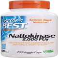 Doctor's Best Nattokinase, Non-GMO, Vegan, Gluten Free, 270 Veggie Caps