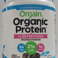 New! Plant Based Orgain Organic Protein 21g Creamy Chocolate Flav 18oz Exp 3/24