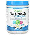 2 X Orgain, Plant Protein Plus Collagen, Vanilla Bean, 1.6 lb (726 g)