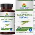 Organic Barley Grass 1500Mg, 45 Servings, Vegetarian, Gluten Free, 90