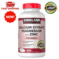 Kirkland Signature Calcium Citrate Magnesium & Zinc w/ Vitamin D3, 500 Tablets