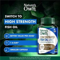 Natures Own Odourless Fish Oil 1000mg 500 Capsules Exclusive Big year Supply AU