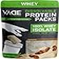 VADE Nutrition Dissolvable Protein Packs - 100% Whey Isolate Protein Powder Cappuccino - Low Carb, Low Calorie, Lactose Free, Sugar Free, Fat Free, Gluten Free - 30 Packets to Go