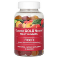 California Gold Nutrition Fiber Gummies, Natural BlackBerry, Peach & Raspberry, 90 Vegetarian Gummies