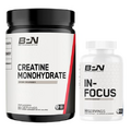 BARE PERFORMANCE NUTRITION BPN Creatine Monohydrate & in-Focus Brain Support Bundle