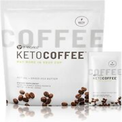 It Works! Keto Coffee 15 Packets Bag-MFG 12/2023 NEW SEALED Soy free, Non GMO