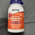NOW FOODS Vitamin D-3 5000 IU - 240 Softgels