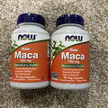 Lot Of 2 NOW Foods Maca 750mg Medicinal herb Capsule - 90 Capsules