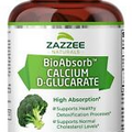 Zazzee BioAbsorb Calcium D-Glucarate 500 mg Enhanced Absorption 100 Vegan Capsul