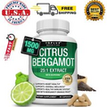 90 Capsules Citrus Bergamot Supplement 1500mg - Pure 25:1 Bergamot Fruit Extract