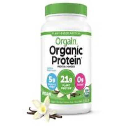 Orgain Organic Sweet Vanilla Bean Protein Powder - 2.03 lbs.