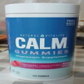 New Natural Vitality Calm, 120 Gummies, Raspberry-Lemon Magnesium Supplement