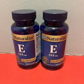 2x - Rexall Naturalist Vitamin E 184 mg new sealed 130 softgels 12/2024