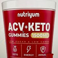 Nutriyum Keto ACV Gummies 1500 mg  Gelatin-Free Apple Cider Vinegar Gummies