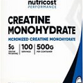 Nutricost Creatine Monohydrate Micronized Powder 500G, 5000mg Per Serv (5g) -