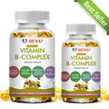 60/120 Vitamin B Complex, Vitamins B1, B2, B3, B5, B12, Energy, Metabolism Aid