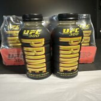 Two 2x Prime Hydration with BCAA Blend for Muscle Recovery - UFC 300 Rare LE