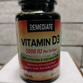Vegetarian-Friendly Vitamin D3 Softgels 5000 IU (125 mcg), High Potency for...