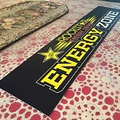Authentic Rockstar ENERGY ZONE Drink Plaque Decals Sticker Monster Red Bull Rare