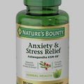 Nature's Bounty Anxiety & Stress Relief Ashwagandha KSM-66, EXP 02/25