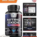Premium Muscle Supporting Nitric Oxide Booster - 3X Strength - 240 Capsules
