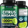 Citrus Bergamot Extract 1000Mg - Organic Citrus Bergamot Supplement for Heart