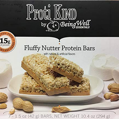 Proti Kind Very Low Carb Fluffy Nutter VLC Protein Bars - FULL CASE - 84 Bars