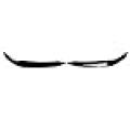 Car Front Bumper Diffuser, Front Bumper Side Spoiler Aerodynamic Glossy Black Lip Wrap Splitter Replacement for Benz CLA‑Class C118 AMG‑Line CLA45