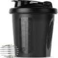 28oz Leakproof Shaker Bottle w/ Blender Ball (Black)