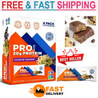 New PROBAR - Protein Bar, Cookie Dough, 20g Plant-Based Protein, 4 Ct.Best Price
