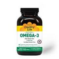Country Life Omega-3 1000mg Fish Oil 100 Softgel