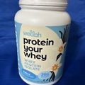 Wellah Your Whey (30 Servings, Vanilla) - Whey Protein Isolate Protein Ex-12/26