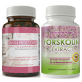 Skin Restore Helps Hydration Anti-Aging & Forskolin Extract Weight Loss Capsules