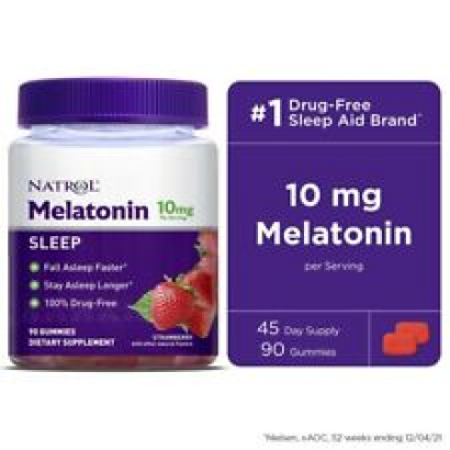 Natrol Melatonin - Strawberry 10 mg 90 Gummies