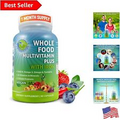 Vegan Whole Food Multivitamin with Iron - Daily Multivitamin for Women & Men ...
