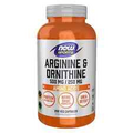 NOW FOODS Arginine & Ornithine 500 mg / 250 mg - 250 Veg Cap   02/2026